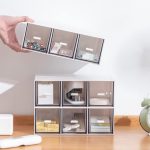 Desk Organizer-3 Tier Stackable Storage Drawers with 6 Compartments White Stackable Drawers Great for Desk Storage, Makeup Storage Bathroom Organization Accessories Etc (White) - Image 3